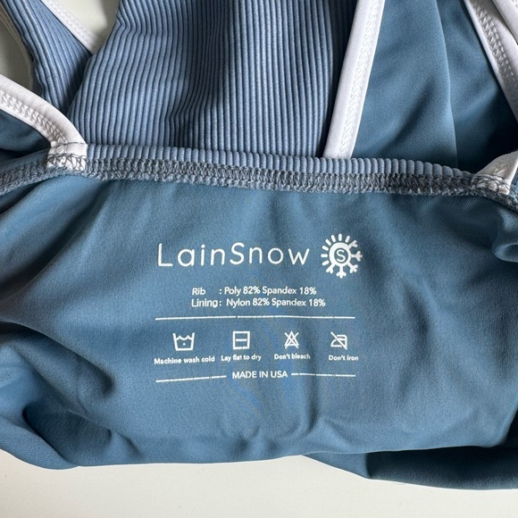 LainSnow Ocean Isle One Piece (Denim) - Picture 3 of 6